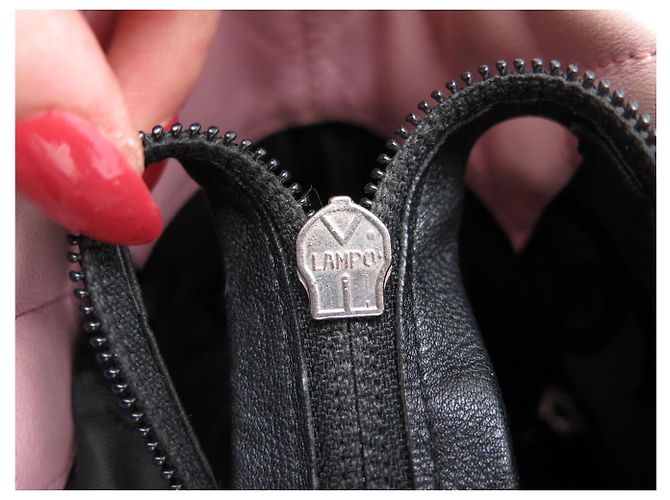 BOLSO DE MANO CHANEL CAMBON EN CUERO QUILTED ROSA Y NEGRO - vista 11