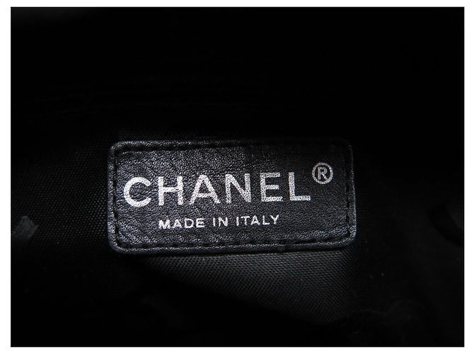 BOLSO DE MANO CHANEL CAMBON EN CUERO QUILTED ROSA Y NEGRO - vista 14