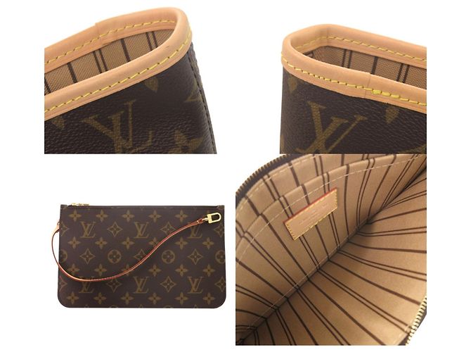 Bolso tote Monogram Neverfull MM de Louis Vuitton Castaño - vista 10