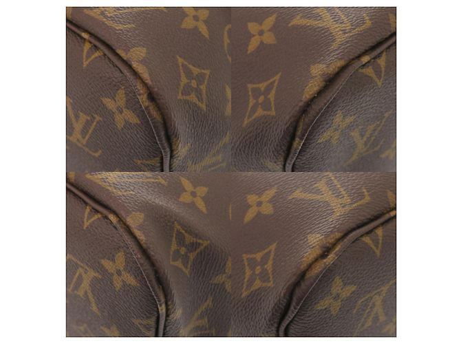 Bolso tote Monogram Neverfull MM de Louis Vuitton Castaño - vista 4