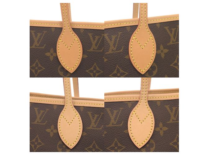 Bolso tote Monogram Neverfull MM de Louis Vuitton Castaño - vista 9