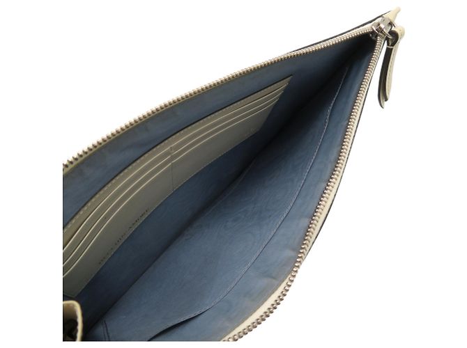 Borsa Clutch GUCCY stampata Gucci x SEGA D'oro Crudo - vista 5