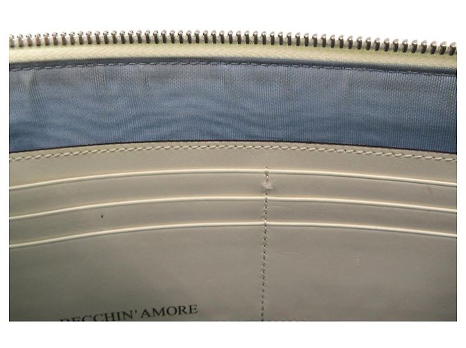Borsa Clutch GUCCY stampata Gucci x SEGA D'oro Crudo - vista 7