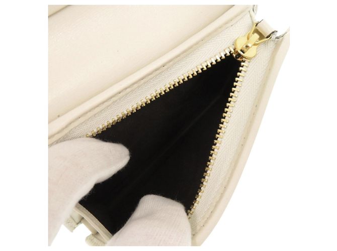 Billetera bifold de cuero marfil Gucci Jackie 1961 - vista 6
