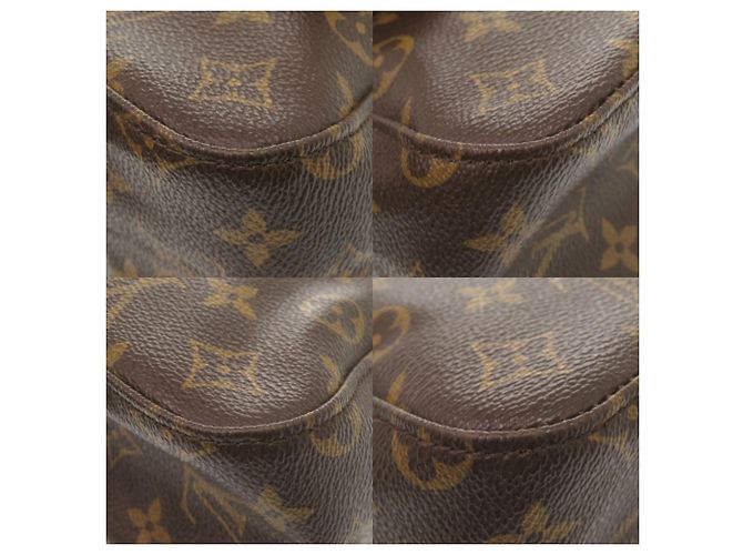 Borsa a mano Mini Looping Monogram Louis Vuitton Marrone - vista 3