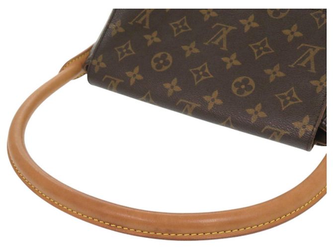 Borsa a mano Mini Looping Monogram Louis Vuitton Marrone - vista 5