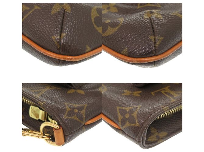 Borsa Pouch Partition Monogram Louis Vuitton Marrone - vista 3