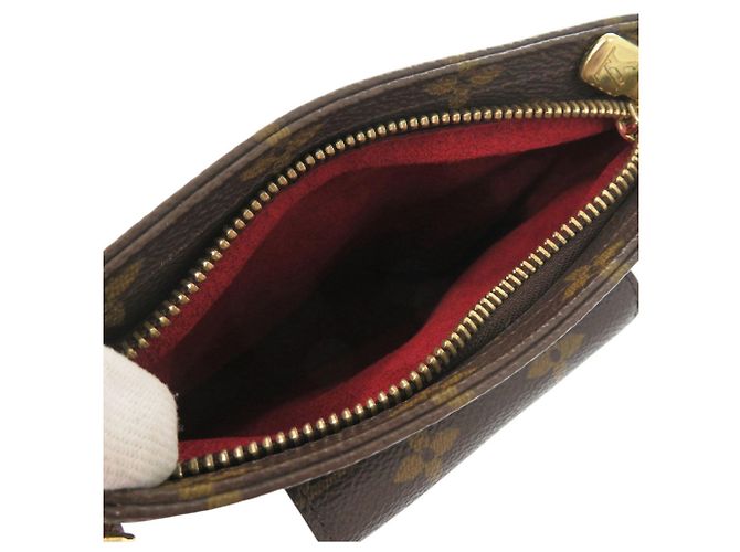Borsa Pouch Partition Monogram Louis Vuitton Marrone - vista 4