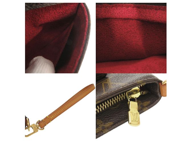 Borsa Pouch Partition Monogram Louis Vuitton Marrone - vista 6