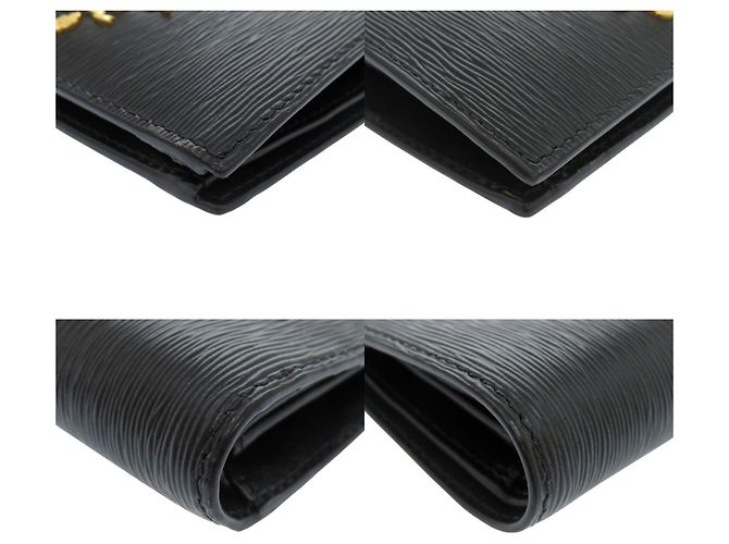 Prada Vitello Move Leder Bi-Fold Geldbörse Schwarz - Ansicht 5