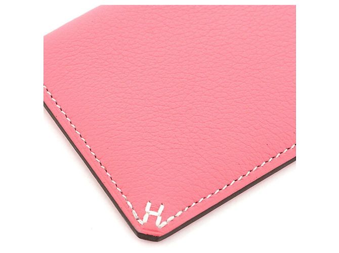Tarjetero Hermès en Rosa Azalee - vista 4