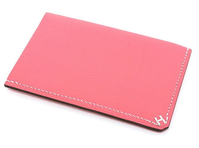 Tarjetero Hermès en Rosa Azalee - vista 5