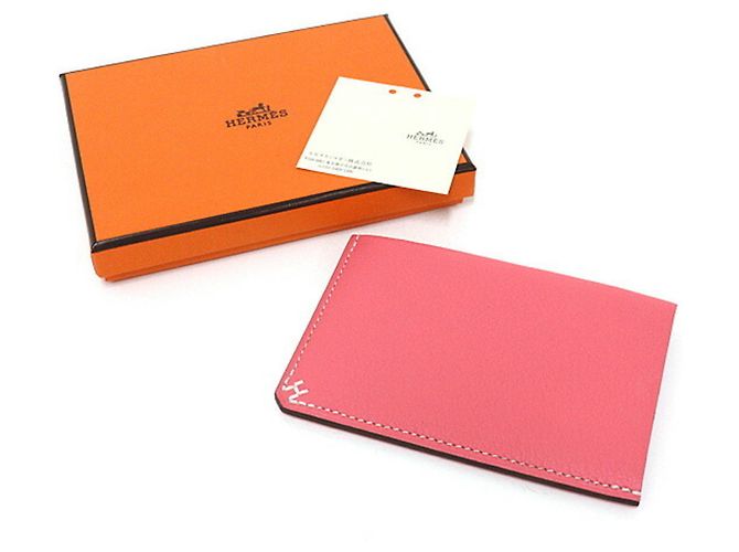 Tarjetero Hermès en Rosa Azalee - vista 6