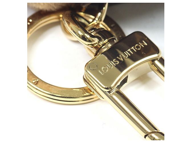 Portachiavi Charm Gatto Monogramma Louis Vuitton Marrone D'oro - vista 5
