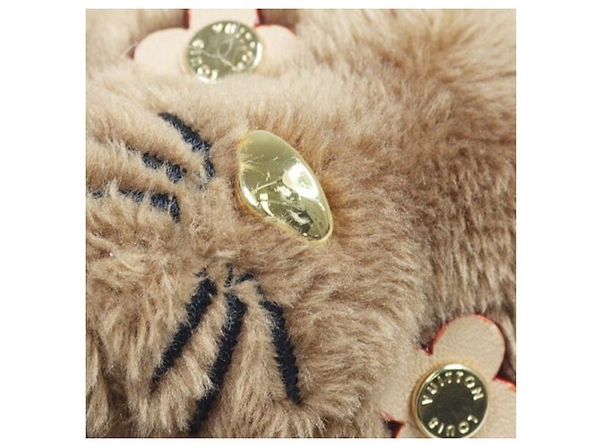 Portachiavi Charm Gatto Monogramma Louis Vuitton Marrone D'oro - vista 6