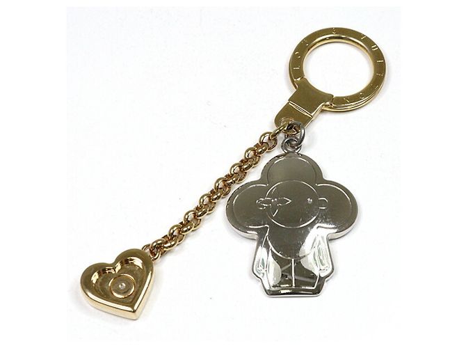 Portachiavi Chain Vivienne BFF di Louis Vuitton Argento D'oro - vista 2