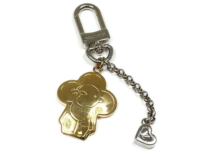 Portachiavi Chain Vivienne BFF di Louis Vuitton Argento D'oro - vista 3