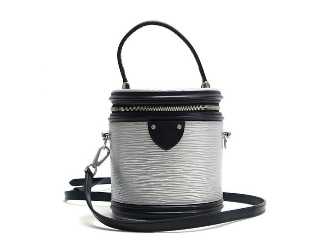 Borsa a mano Cannes Epi Louis Vuitton Nero Argento - vista 2