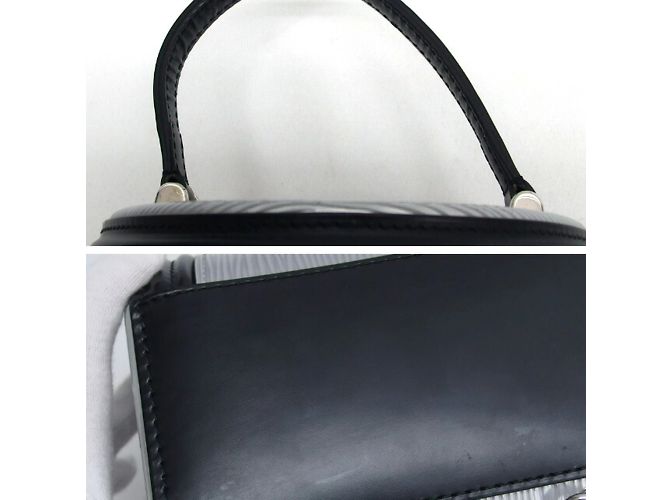 Borsa a mano Cannes Epi Louis Vuitton Nero Argento - vista 7