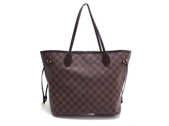 Borsa tote Neverfull MM Damier di Louis Vuitton Marrone scuro - vista 2
