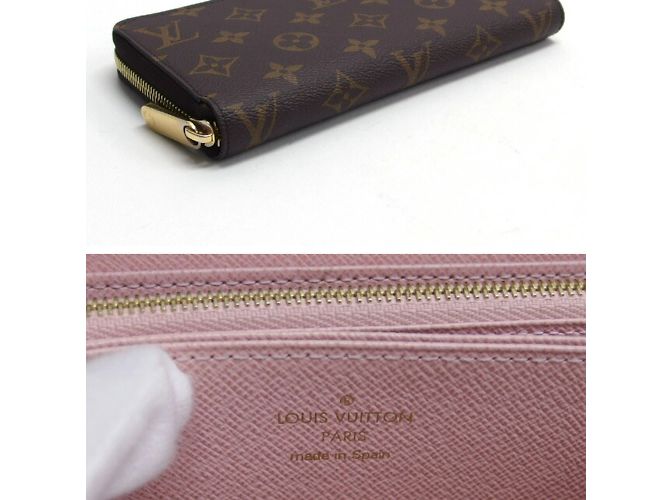Cartera Zippy Monogram Louis Vuitton Rosa - vista 4