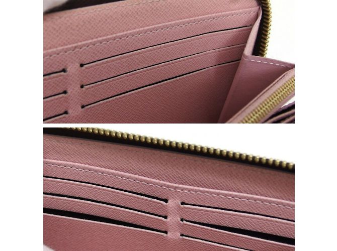 Cartera Zippy Monogram Louis Vuitton Rosa - vista 9