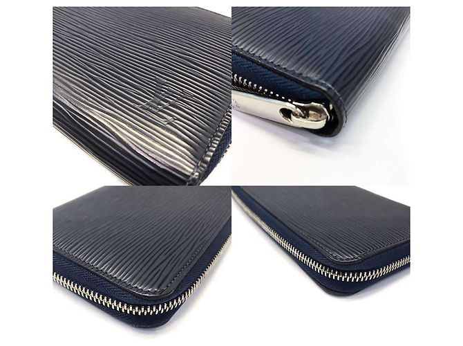 Cartera Zippy Louis Vuitton en Epi Azul Índigo Azul marino - vista 3