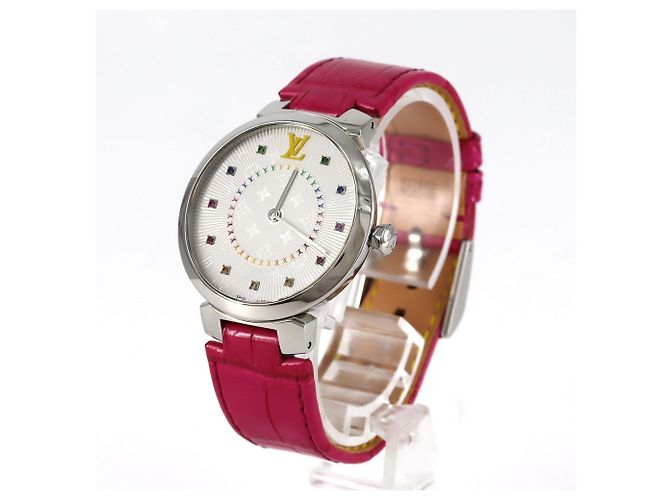 Louis Vuitton Tambour Slim 11P Quarz Uhr - Ansicht 2