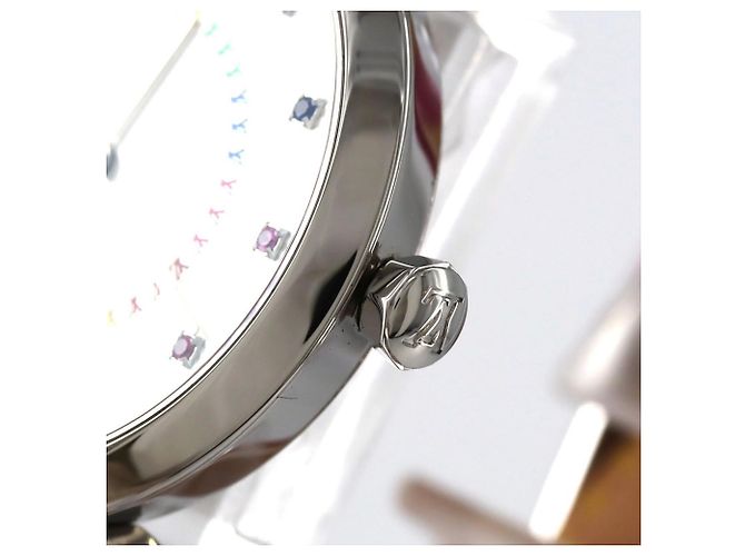 Louis Vuitton Tambour Slim 11P Quarz Uhr - Ansicht 4