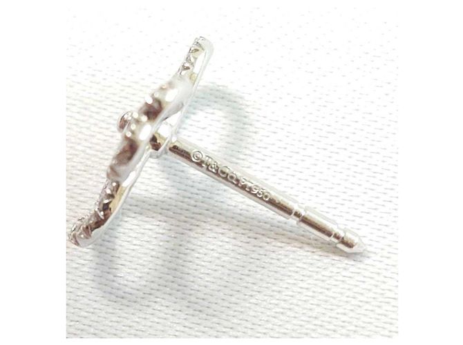 Tiffany & Co Tiffany Platin 950 Papierblumen Ohrstecker - Ansicht 10