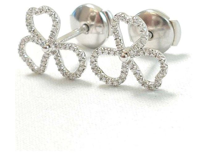 Tiffany & Co Tiffany Platin 950 Papierblumen Ohrstecker - Ansicht 5