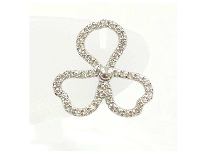 Tiffany & Co Tiffany Platin 950 Papierblumen Ohrstecker - Ansicht 7
