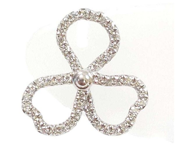 Tiffany & Co Tiffany Platin 950 Papierblumen Ohrstecker - Ansicht 8