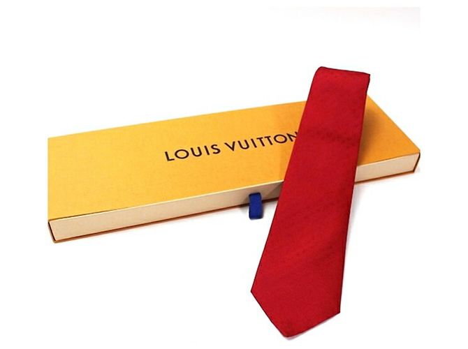 Louis Vuitton Red Silk Cravat - view 2