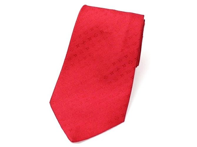 Louis Vuitton Red Silk Cravat - view 3