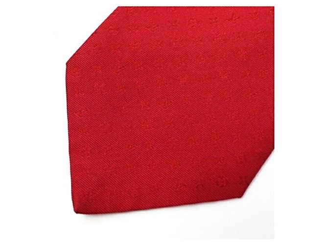 Louis Vuitton Red Silk Cravat - view 4