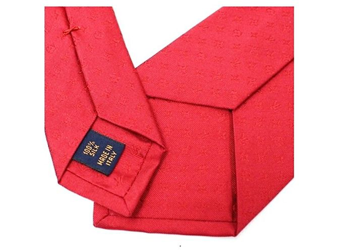 Louis Vuitton Red Silk Cravat - view 6