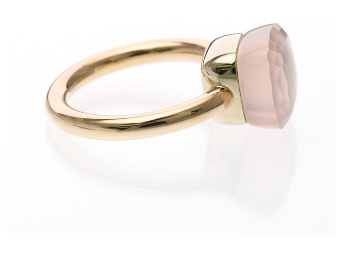 Anello Pomellato Nudo Classico in Oro Rosa e Oro Bianco D'oro - vista 2