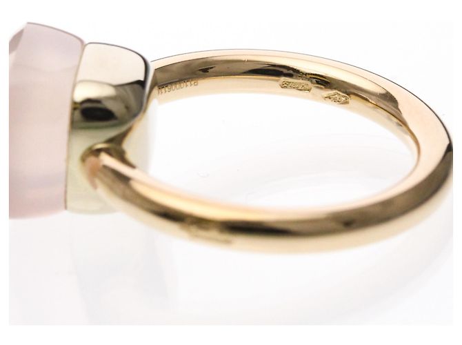 Anello Pomellato Nudo Classico in Oro Rosa e Oro Bianco D'oro - vista 4