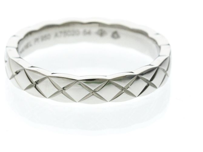 Anello Chanel Coco Crush Modello Mini in Platino Argento - vista 2