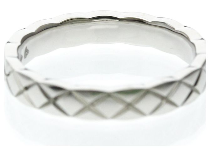 Anello Chanel Coco Crush Modello Mini in Platino Argento - vista 5