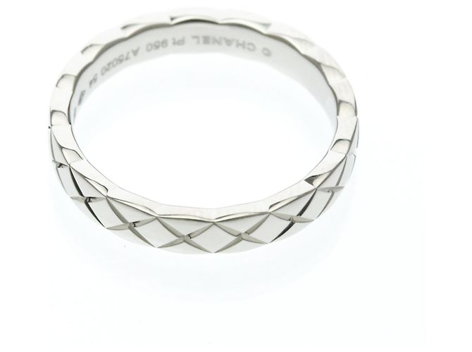 Anello Chanel Coco Crush Modello Mini in Platino Argento - vista 7