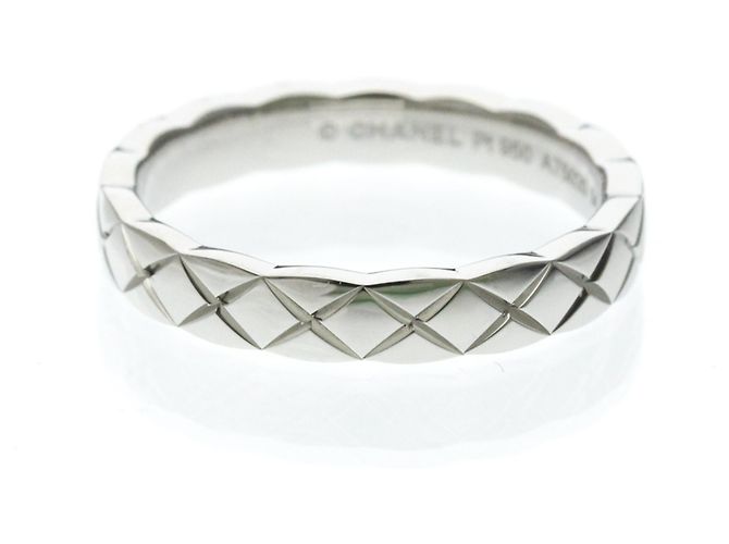 Anello Chanel Coco Crush Modello Mini in Platino Argento - vista 8
