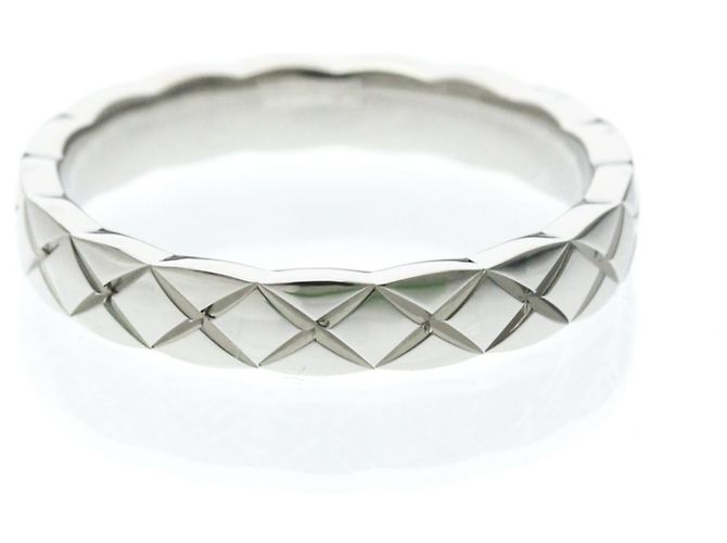 Anello Chanel Coco Crush Modello Mini in Platino Argento - vista 9