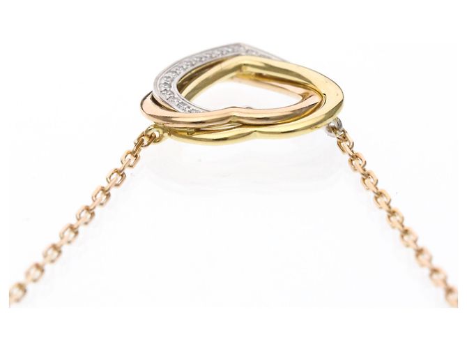 Collar de Diamante Trinity de Cartier Dorado - vista 7