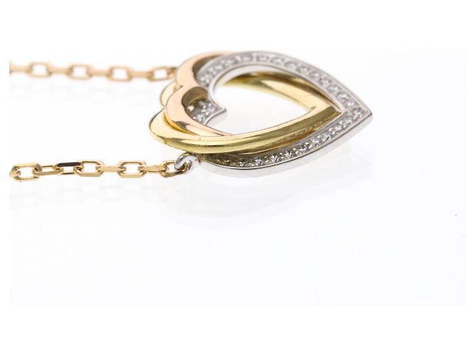 Collar de Diamante Trinity de Cartier Dorado - vista 8