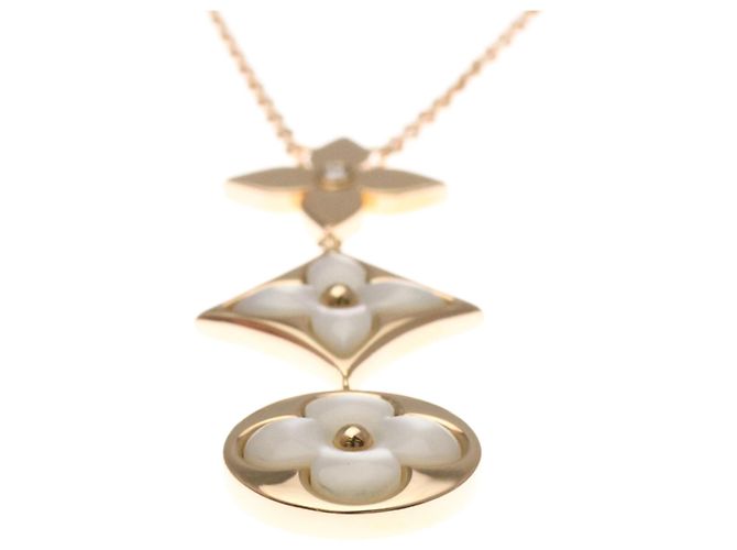 Collana Louis Vuitton Cravate Blossom Nakre D'oro - vista 7