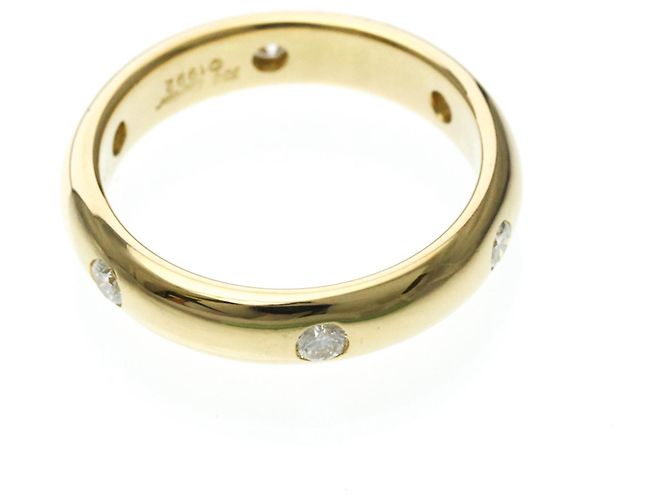 Anello Stella Cartier in oro giallo 18K con diamante D'oro - vista 2