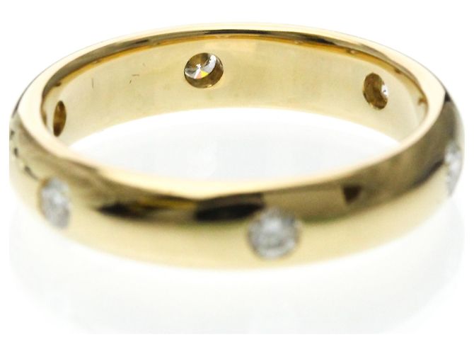Anello Stella Cartier in oro giallo 18K con diamante D'oro - vista 6