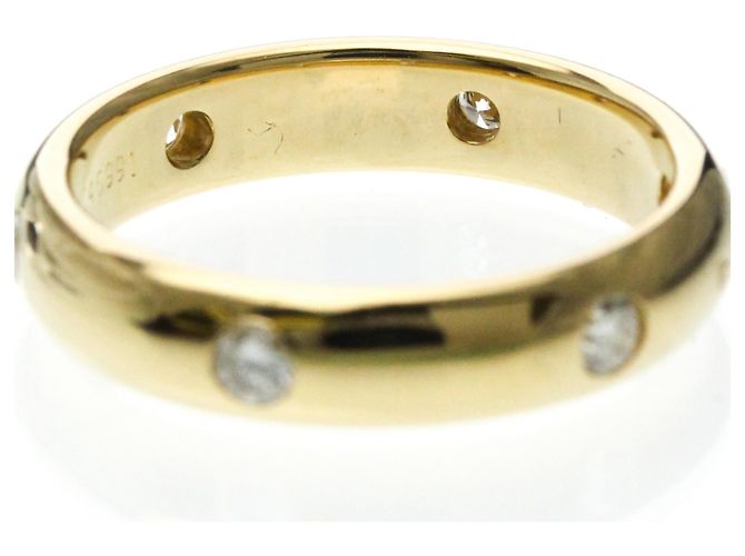 Anello Stella Cartier in oro giallo 18K con diamante D'oro - vista 7